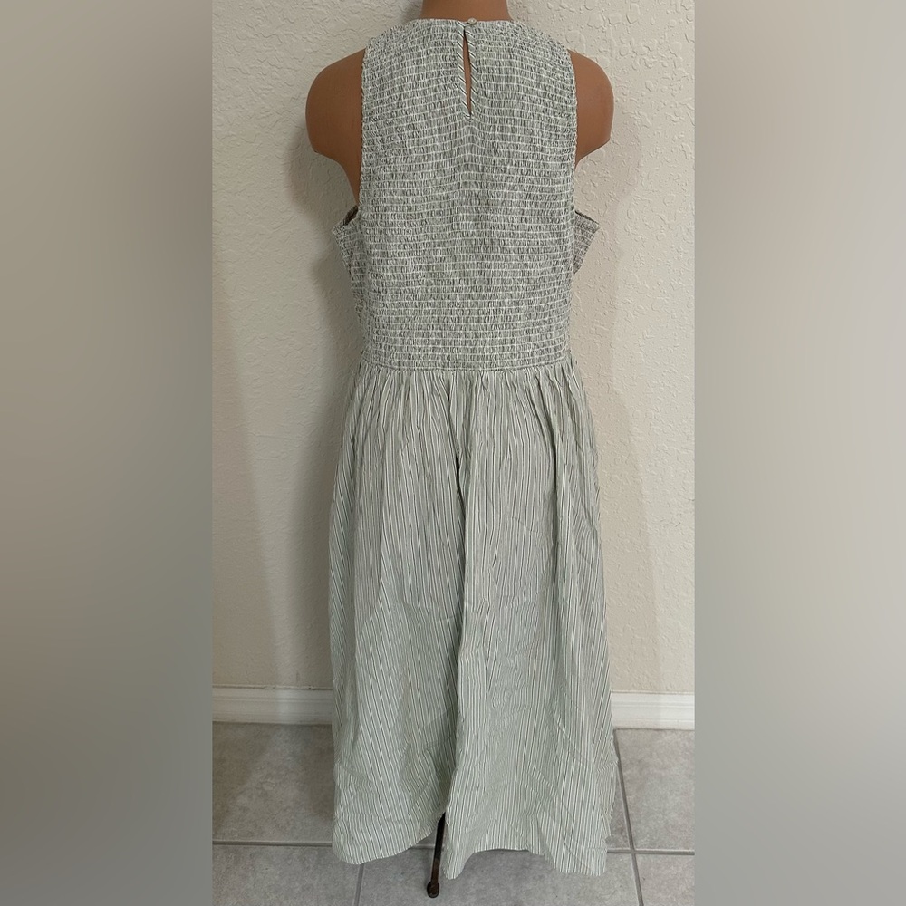 Madewell Petite Melody Smocked Midi Dress NWT - Picture 8 of 12